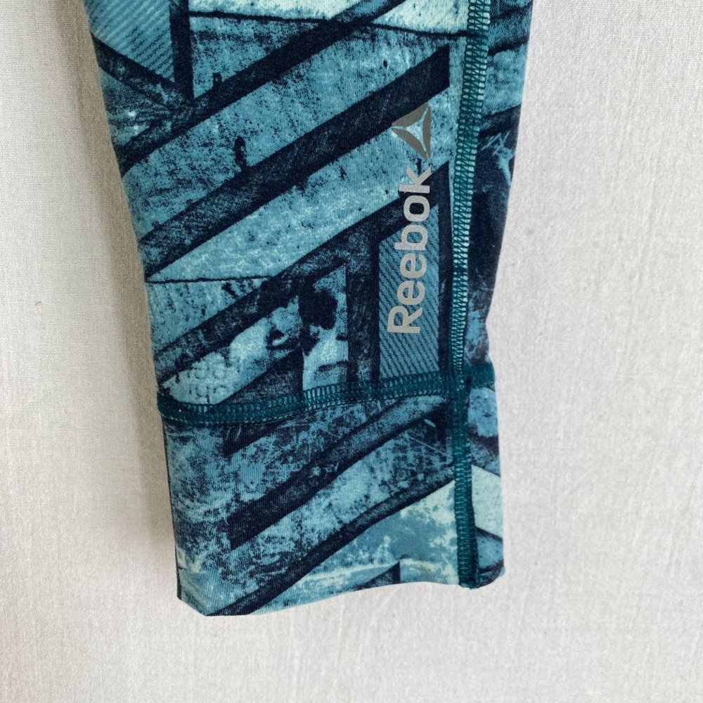 Reebok Blue Pattern Print Legging - image 2